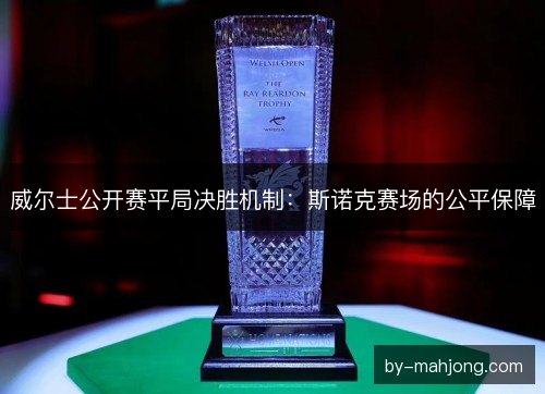 威尔士公开赛平局决胜机制:斯诺克赛场的公平保障 威尔士公开赛平局决胜机制:斯诺克赛场的公平保障
